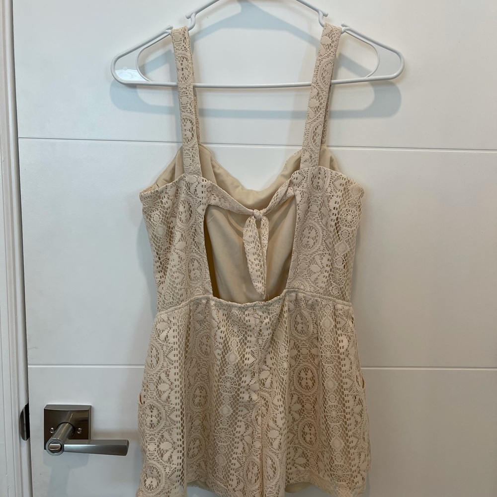 Cute shirt crochet romper